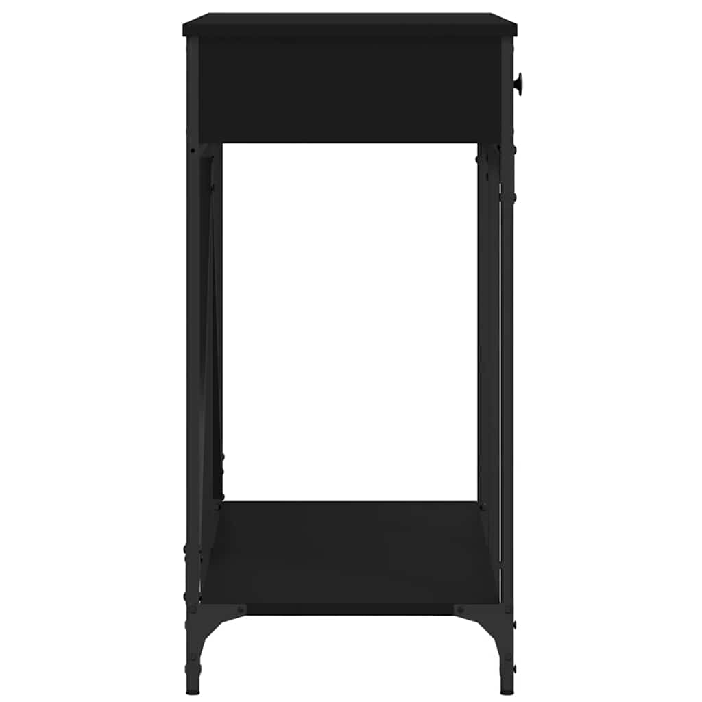Console Table Black 100x39x78,5 cm Engineered Wood