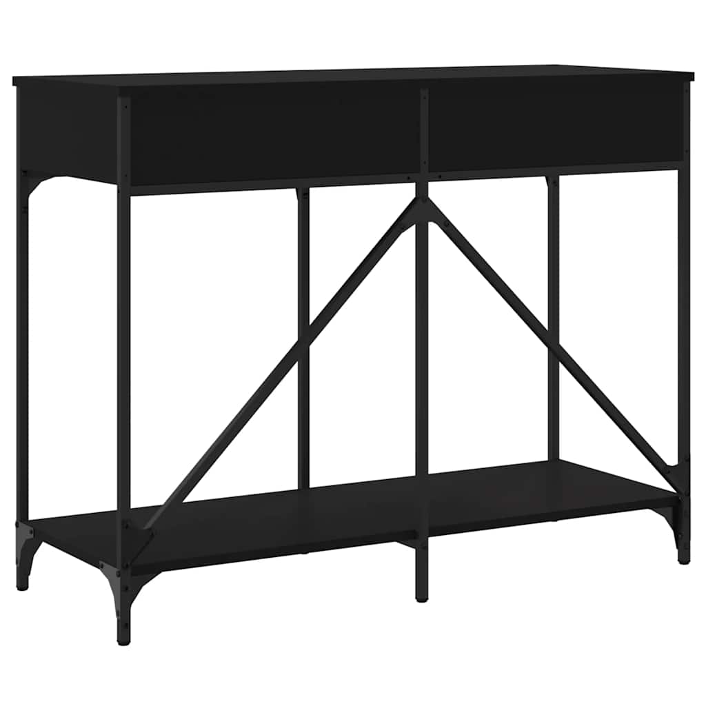 Console Table Black 100x39x78,5 cm Engineered Wood