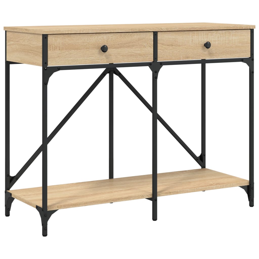 Console Table Sonoma Oak 100x39x78,5 cm Engineered Wood