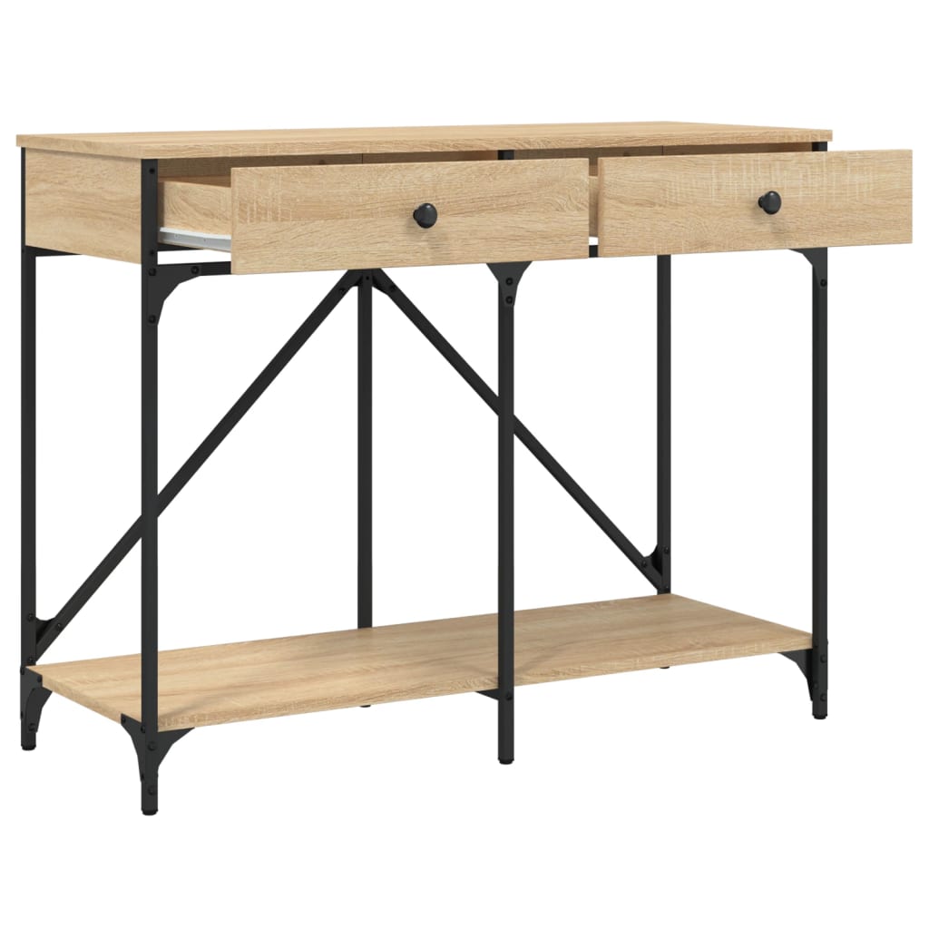 Console Table Sonoma Oak 100x39x78,5 cm Engineered Wood