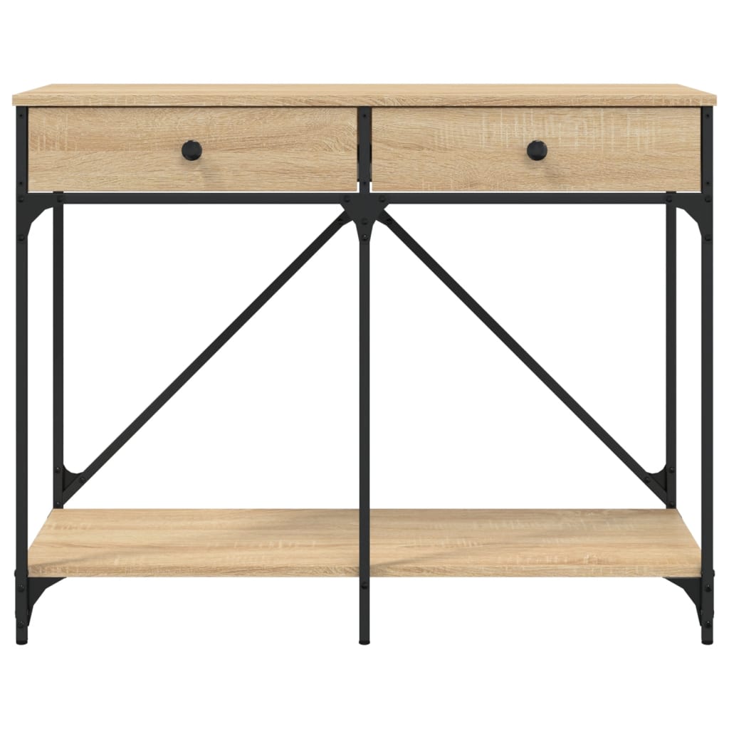 Console Table Sonoma Oak 100x39x78,5 cm Engineered Wood