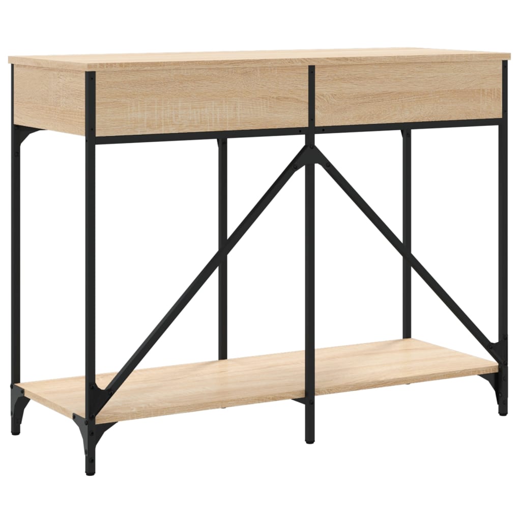Console Table Sonoma Oak 100x39x78,5 cm Engineered Wood