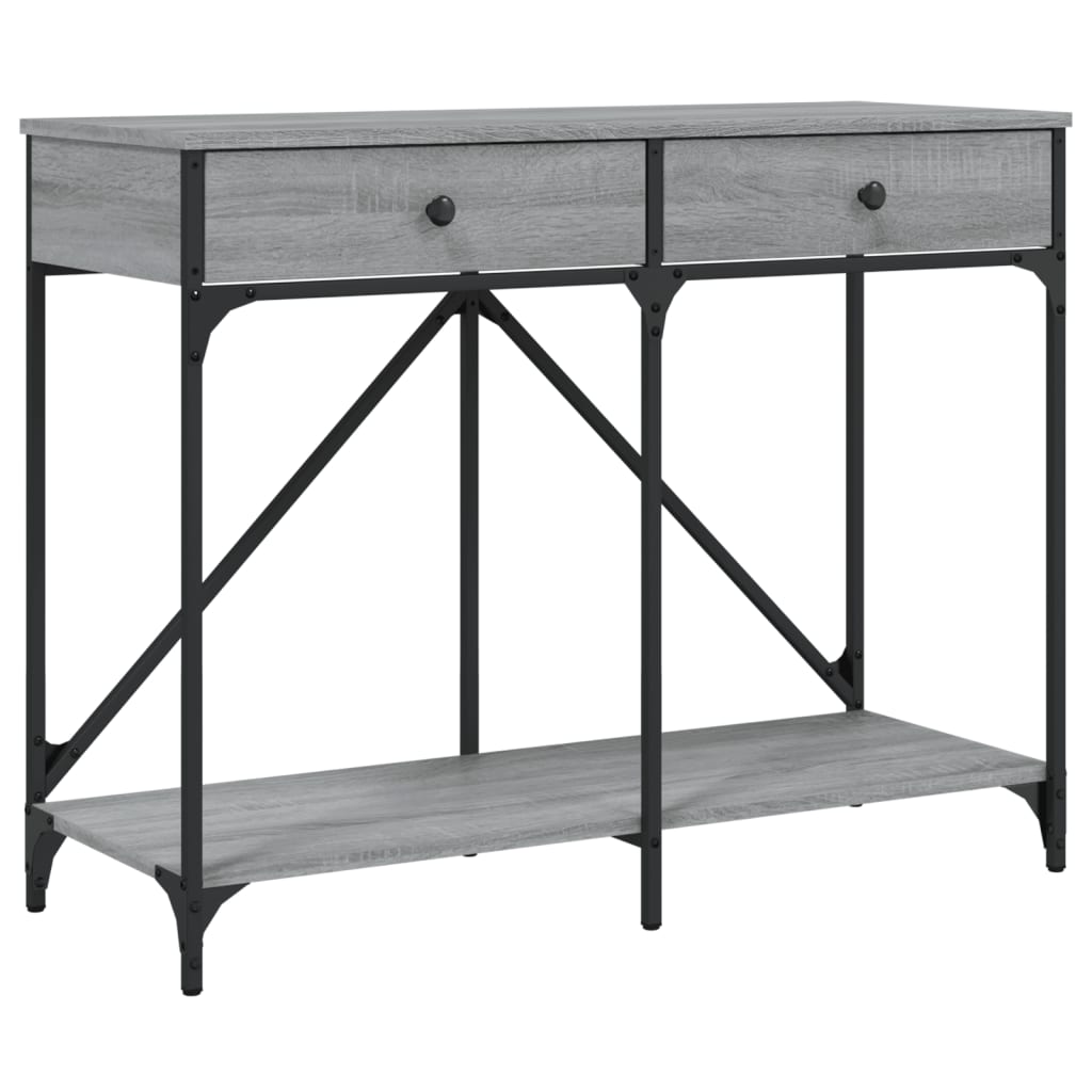 Console Table Grey Sonoma 100x39x78,5 cm Engineered Wood