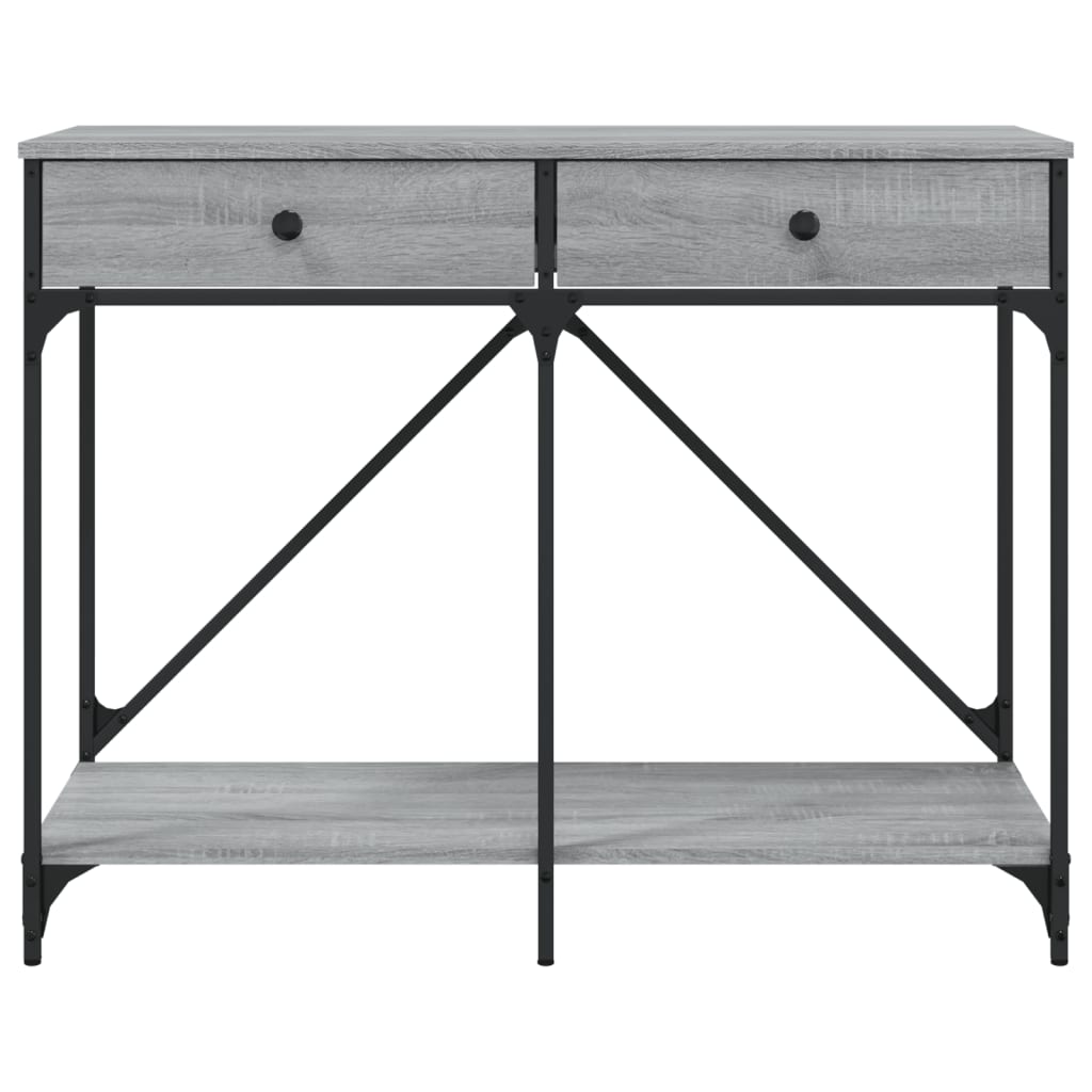 Console Table Grey Sonoma 100x39x78,5 cm Engineered Wood