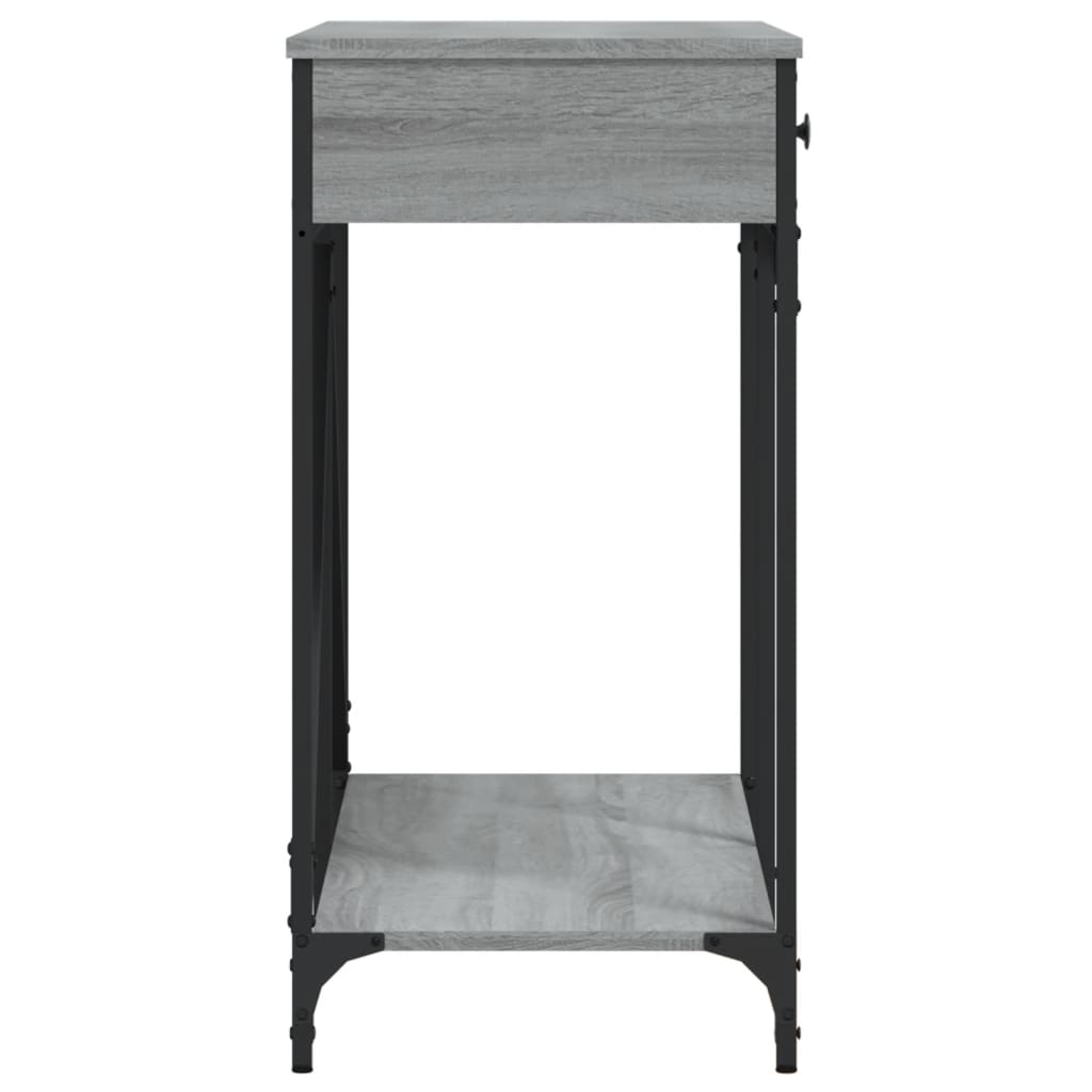 Console Table Grey Sonoma 100x39x78,5 cm Engineered Wood