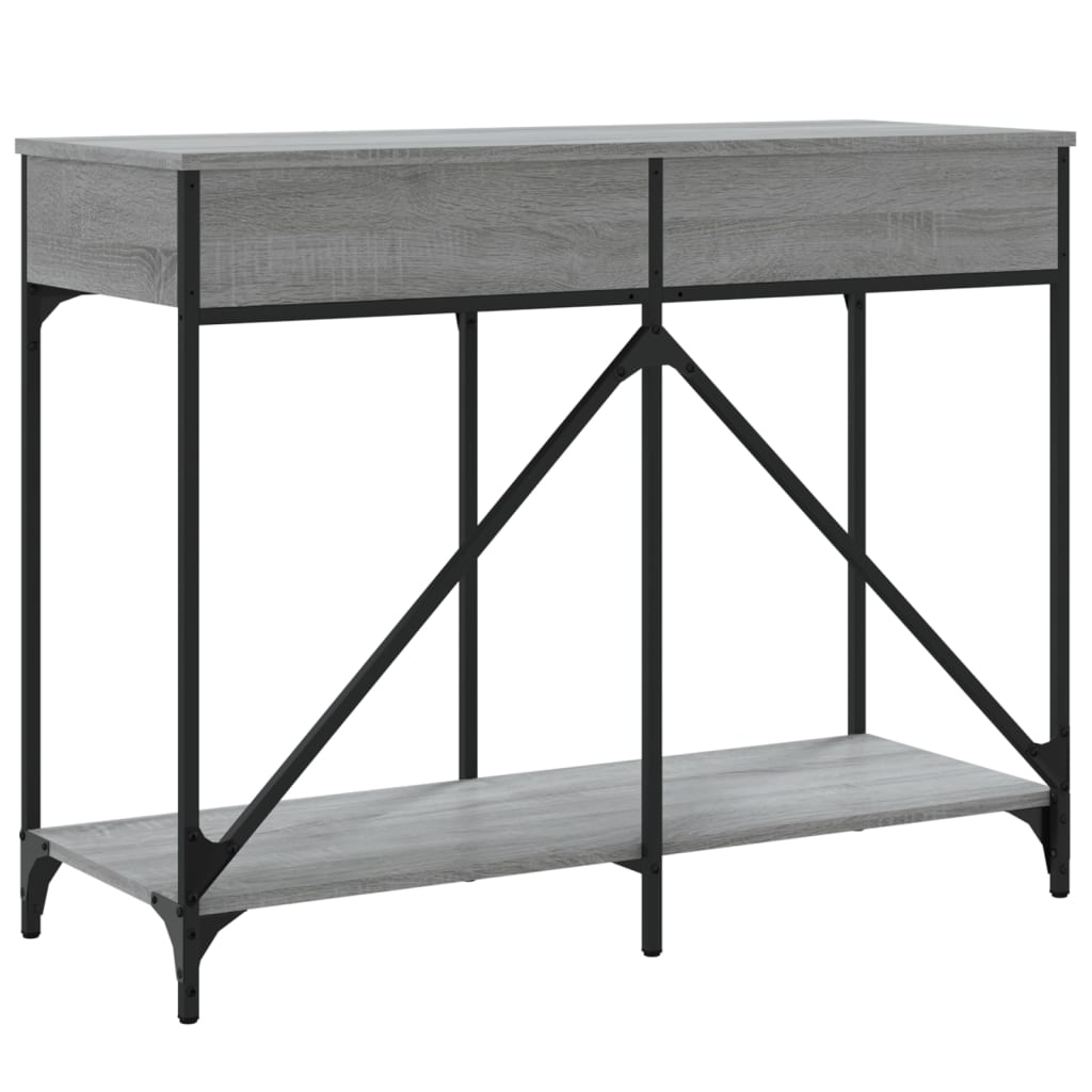 Console Table Grey Sonoma 100x39x78,5 cm Engineered Wood