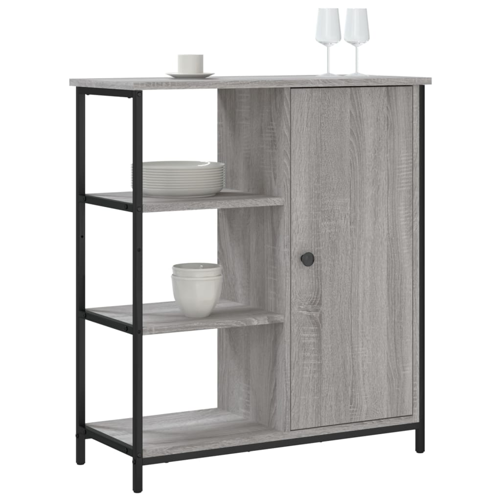 Sideboard Grey Sonoma 70x30x80 cm Engineered Wood
