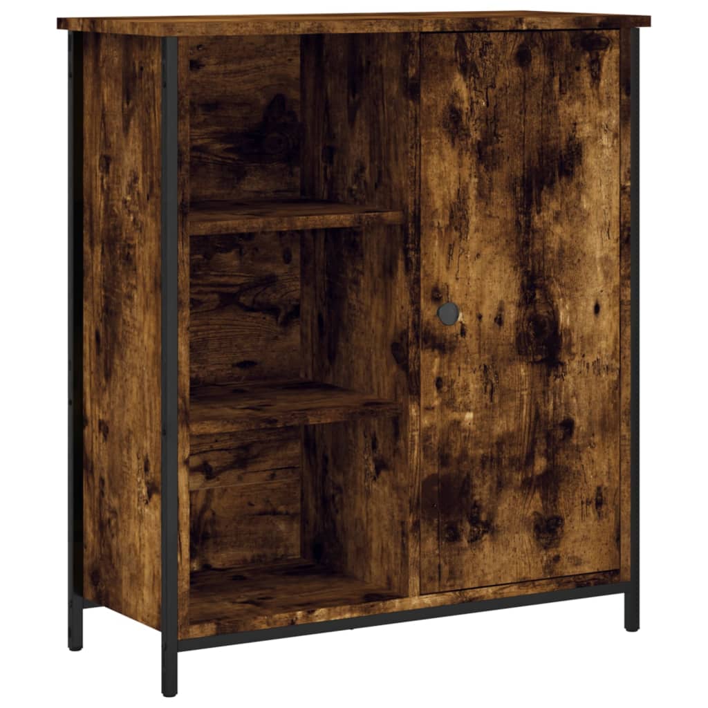 Sideboard Smoked Oak 70x30x80 cm Engineered Wood