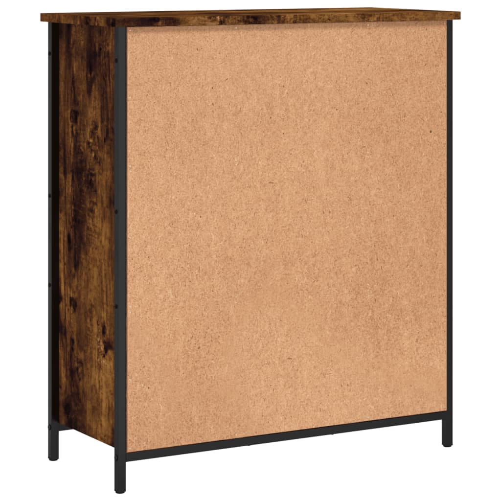 Sideboard Smoked Oak 70x30x80 cm Engineered Wood
