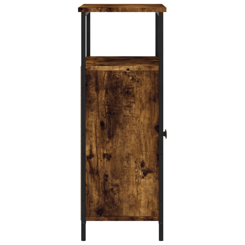 Sideboard Smoked Oak 70x30x80 cm Engineered Wood