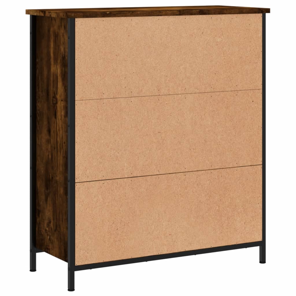 Sideboard Smoked Oak 70x30x80 cm Engineered Wood