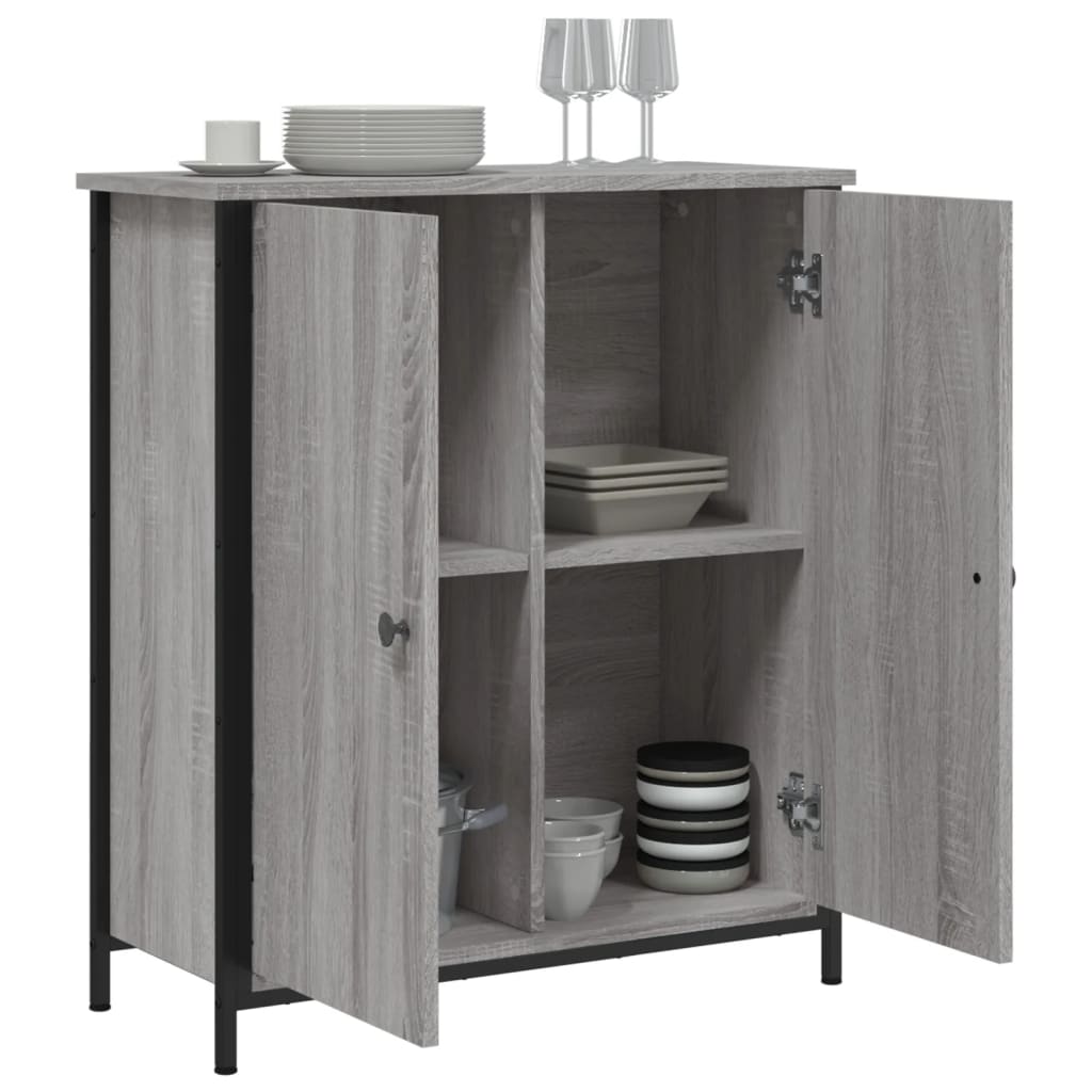 Sideboard Grey Sonoma 70x30x80 cm Engineered Wood