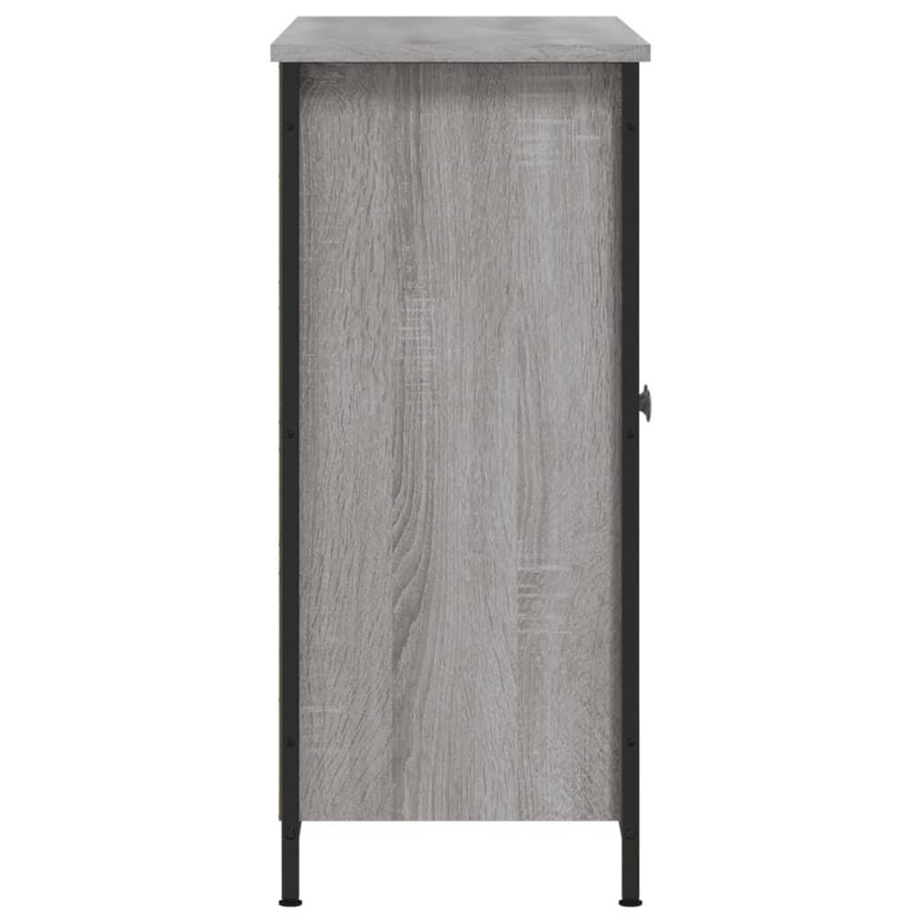 vidaXL Sideboard Grey Sonoma 100x33x75 cm Engineered Wood