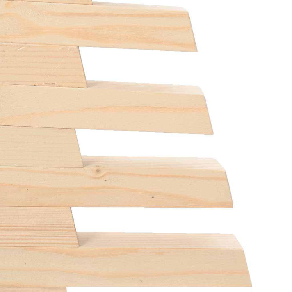 | Wooden Christmas Tree | with Stand natural 60 cm Solid pine wood