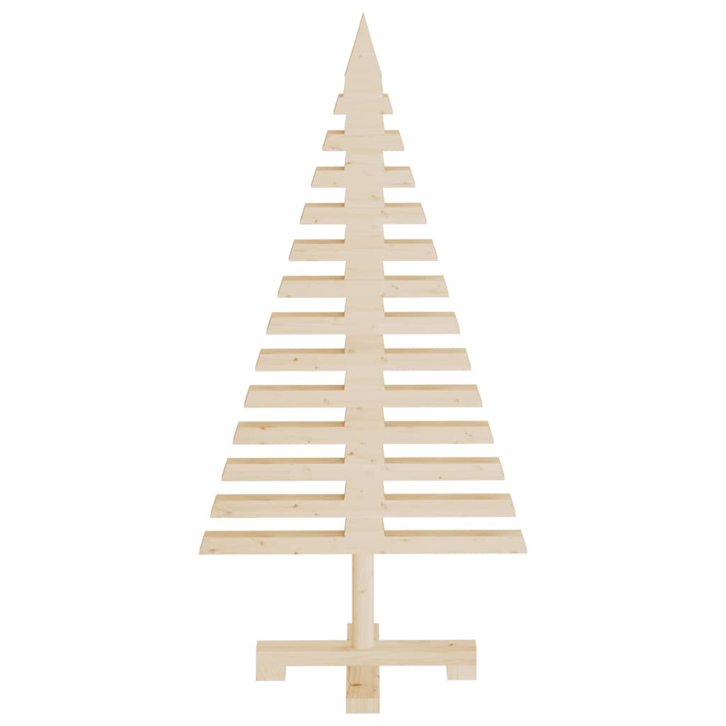 vidaXL Wooden Christmas Tree for Decoration 90 cm Solid Wood Pine