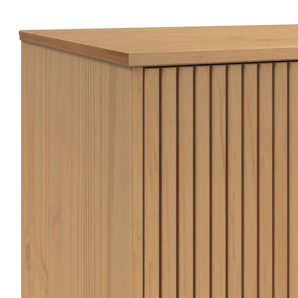 TV Cabinet "OLDEN" Brown 114x43x57 cm Solid Wood Pine