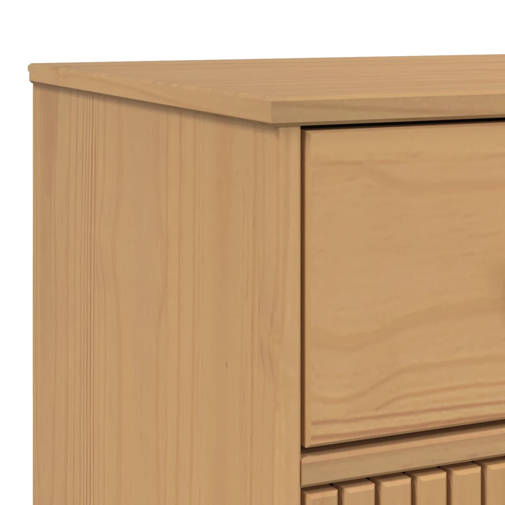Sideboard OLDEN Brown 114x43x73.5 cm Solid Wood Pine