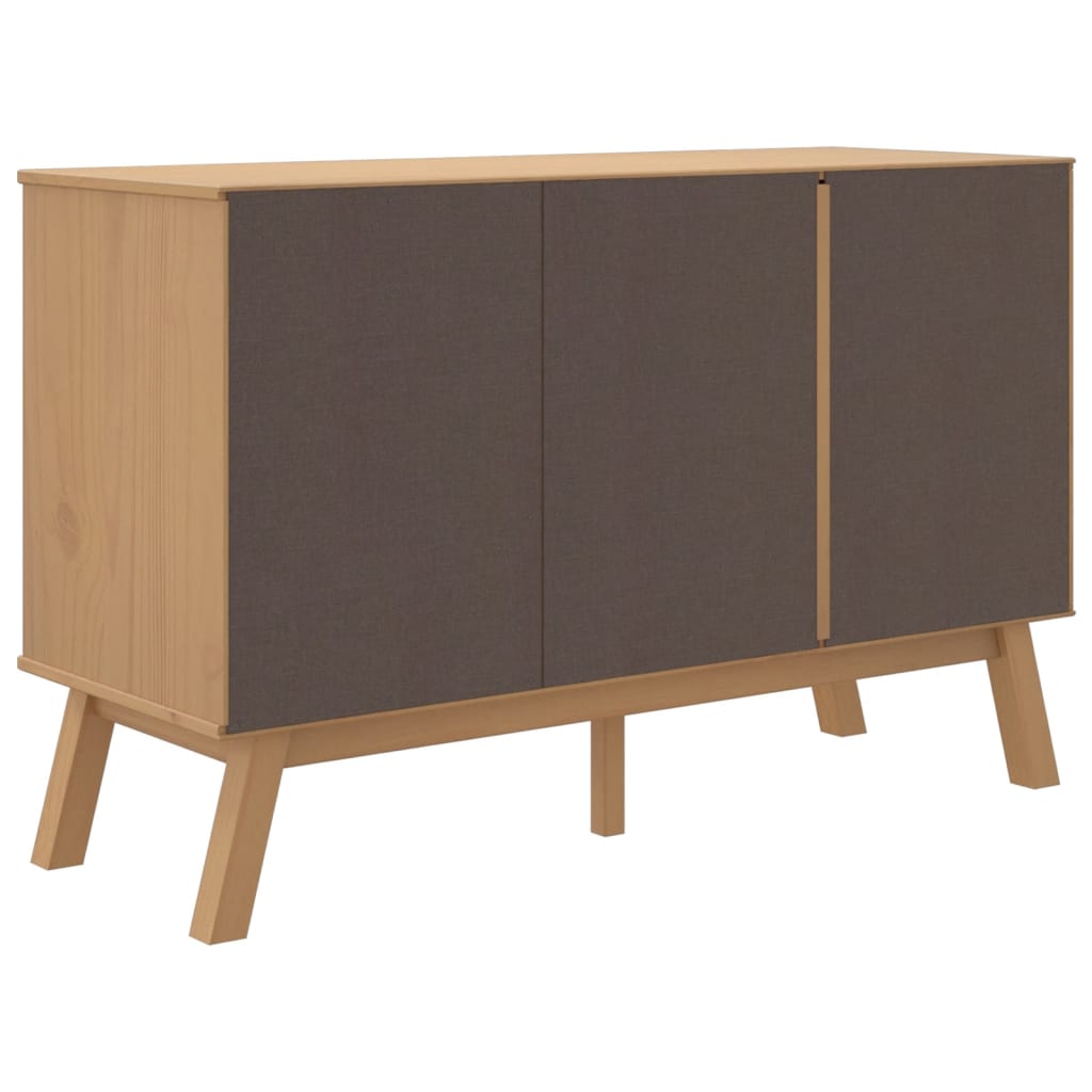 Sideboard "OLDEN" Brown 114x43x73,5 cm Solid Wood Pine