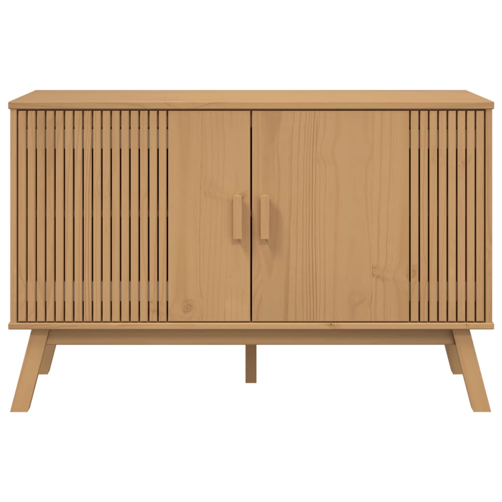 Sideboard "OLDEN" Brown 114x43x73,5 cm Solid Wood Pine