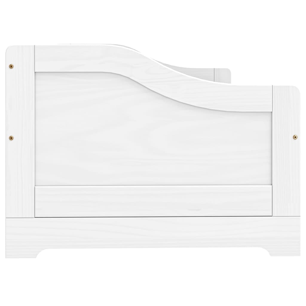 Day Bed with 3 Drawers without Mattress "IRUN" White 90x200 cm