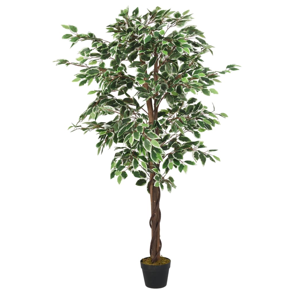 Artificial Ficus Tree 1008 Leaves 180 cm Green