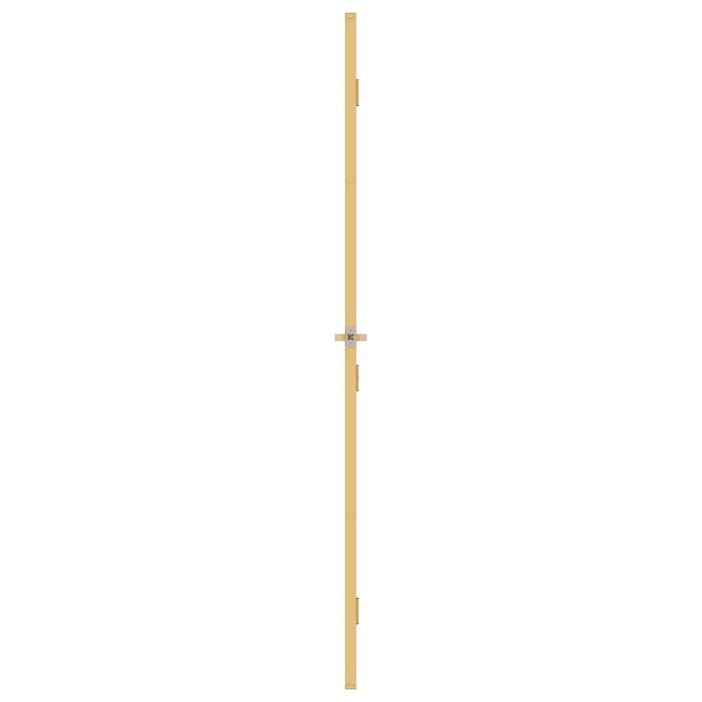 Interior Door Slim Golden 102.5x201.5 cm Tempered Glass and Aluminium