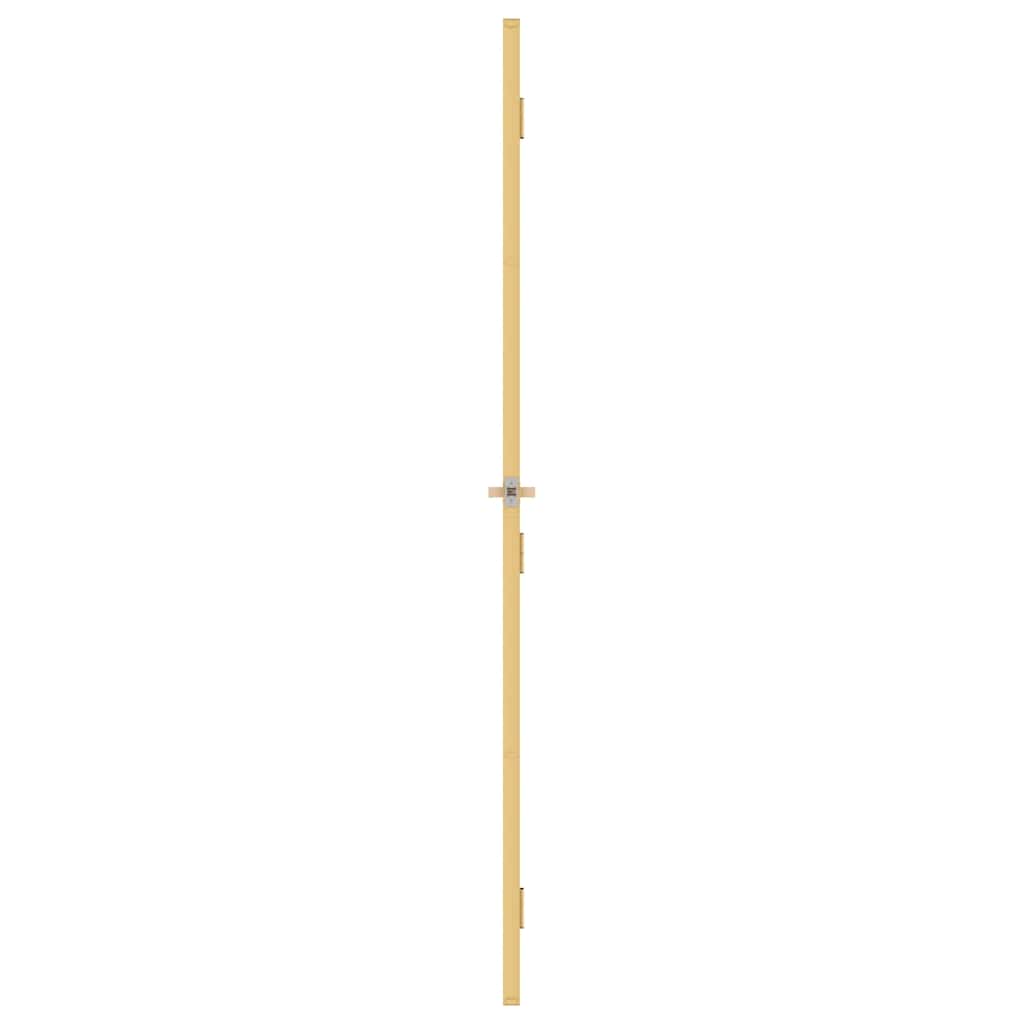 Interior Door Slim Golden 93x201.5 cm Tempered Glass and Aluminium