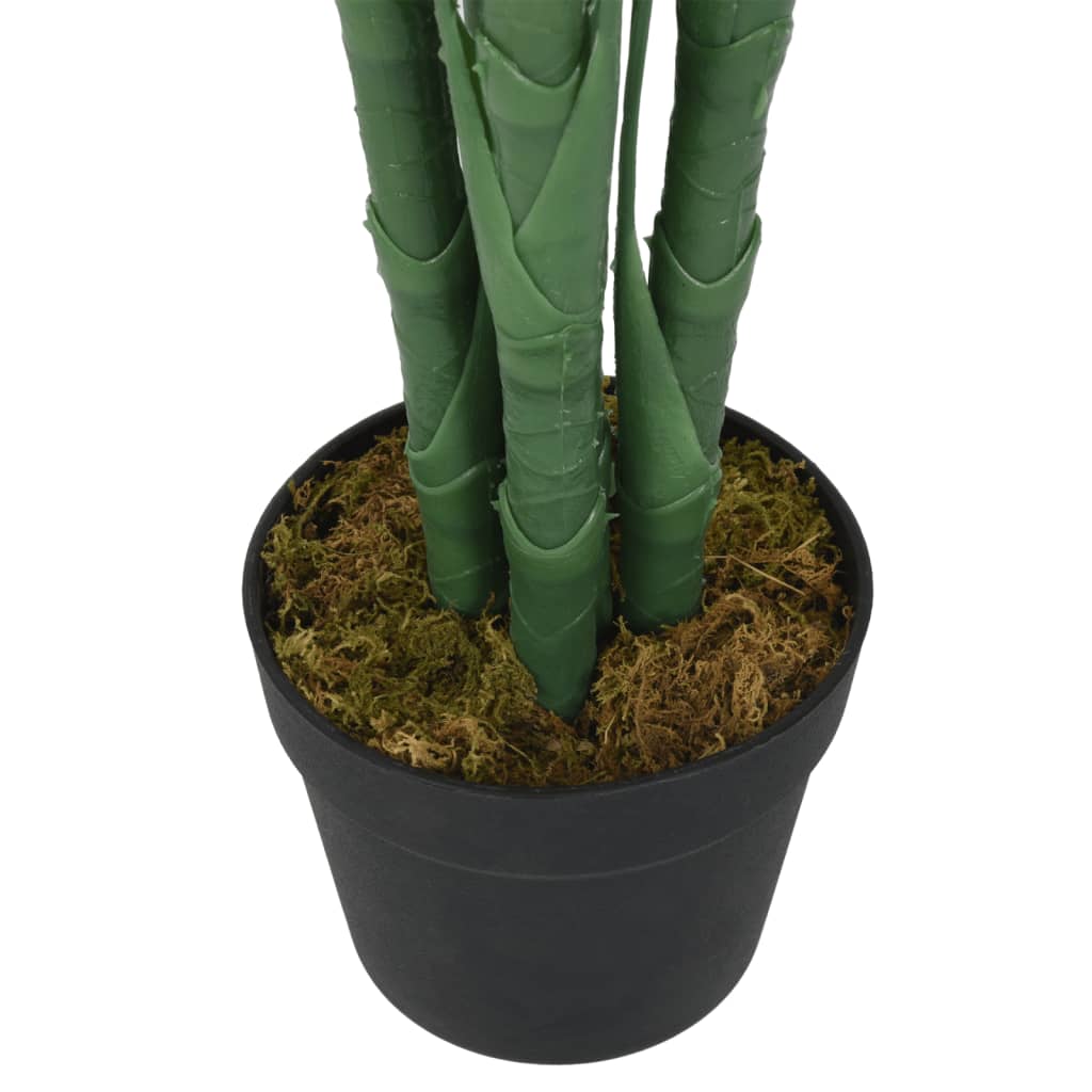 Artificial Palm Tree 28 Leaves 120 cm Green