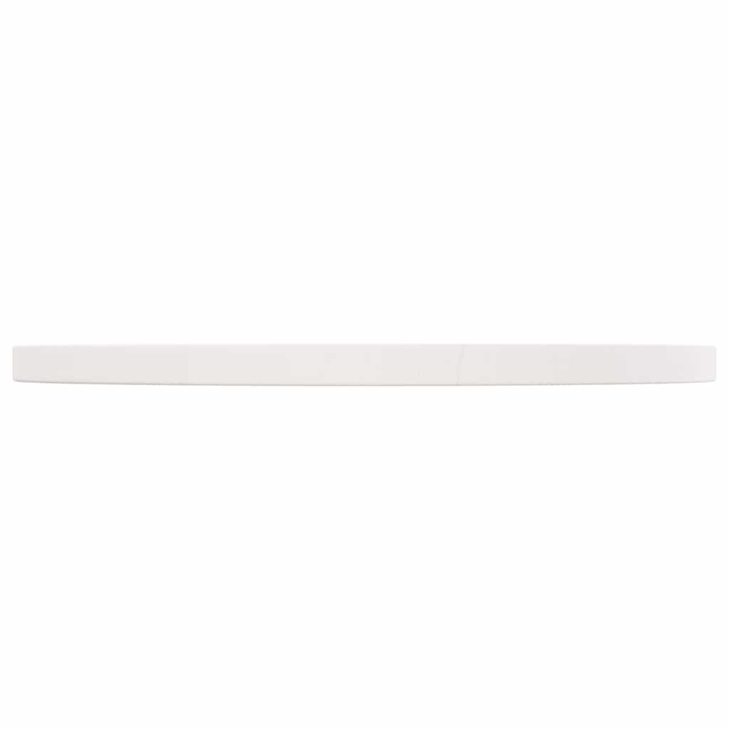 Table Top Round White Ø50x3 cm Solid Wood Pine