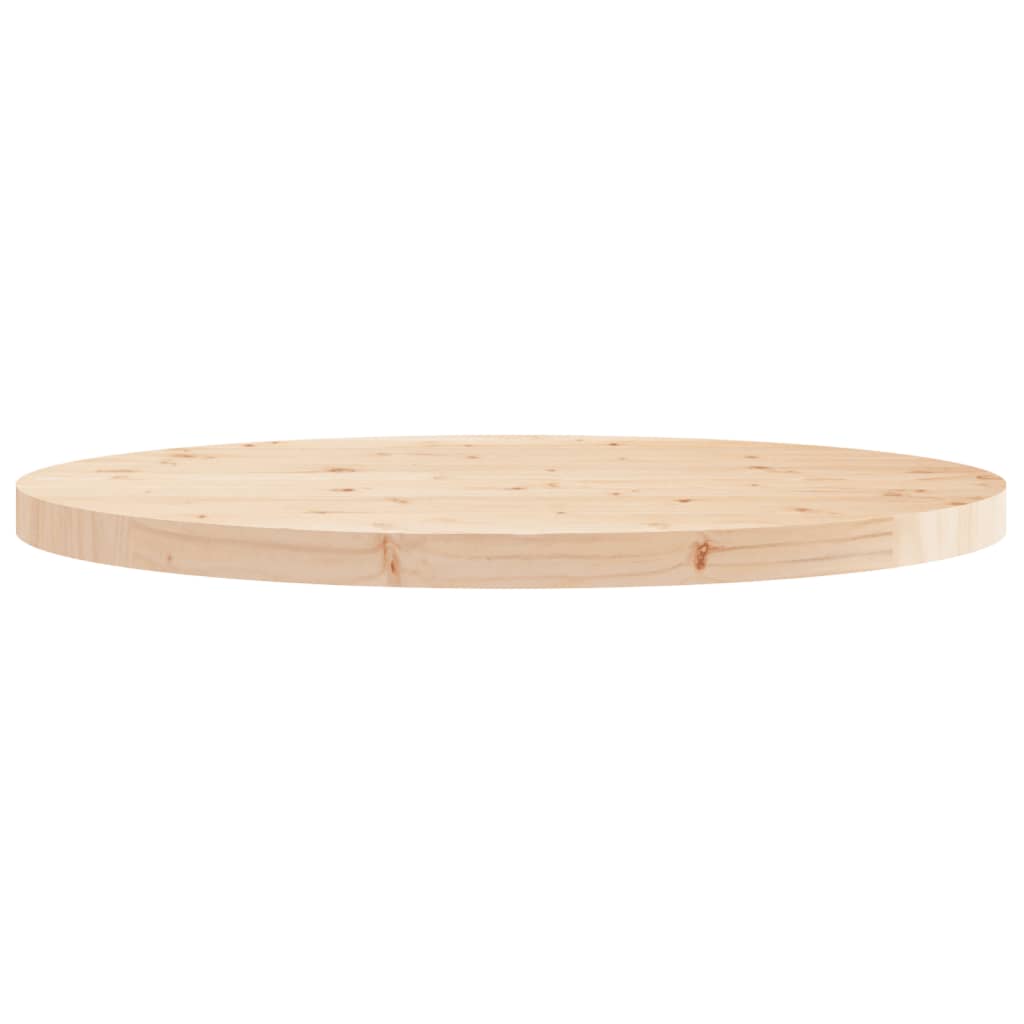 vidaXL Table Top Round Ø70x3 cm Solid Wood Pine