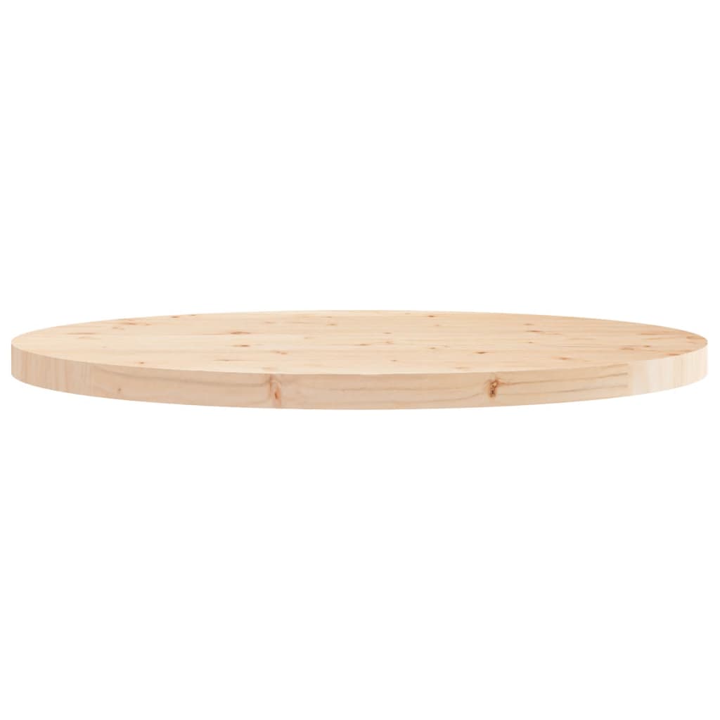 vidaXL Table Top Round Ø90x3 cm Solid Wood Pine