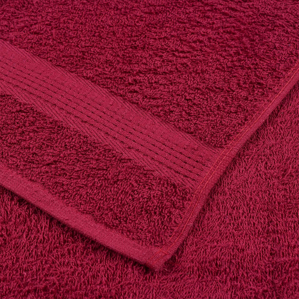 Sauna Towels "FROGN" 4 pcs Bordeaux 80x200 cm 360 gsm