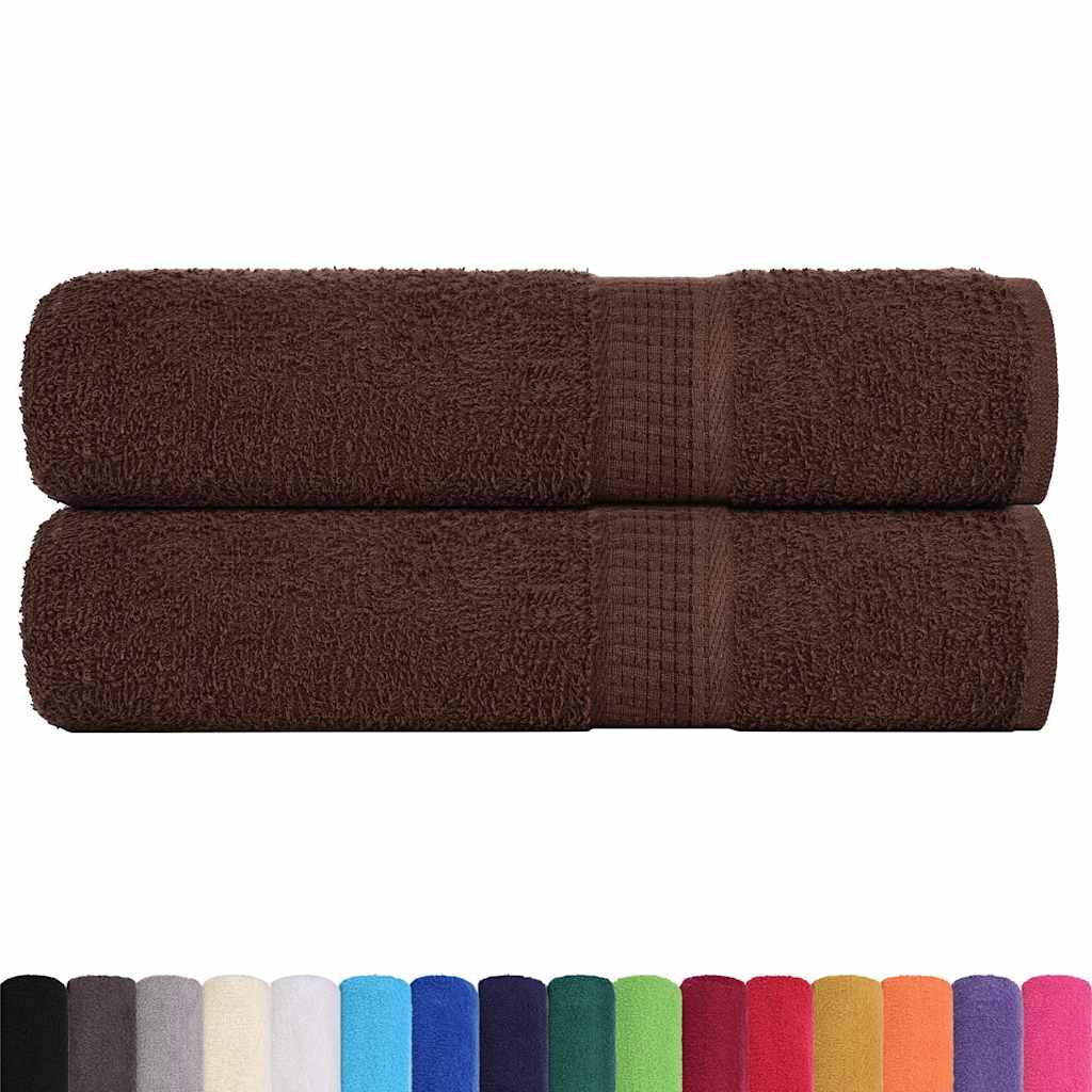 Shower Towels "FROGN" 2 pcs Brown 70x140 cm 360 gsm