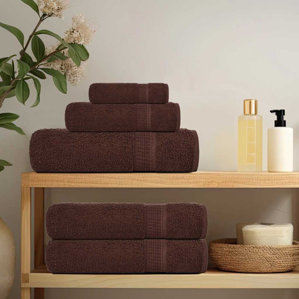 Shower Towels "FROGN" 2 pcs Brown 70x140 cm 360 gsm