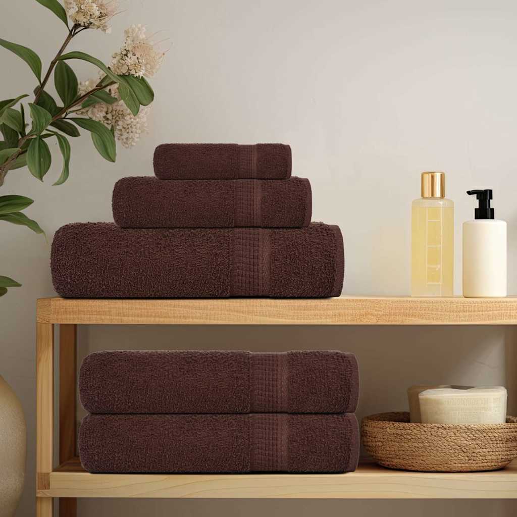 Sauna Towels "FROGN" 2 pcs Brown 80x200 cm 360 gsm