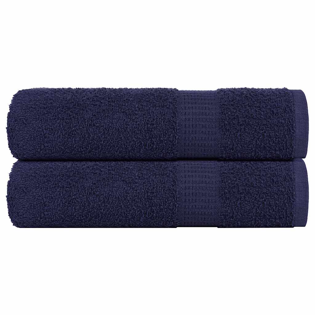 Hand Towels "FROGN" 2 pcs Navy Blue 50x100 cm 360 gsm