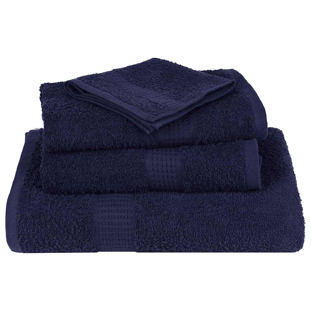 Hand Towels "FROGN" 2 pcs Navy Blue 50x100 cm 360 gsm