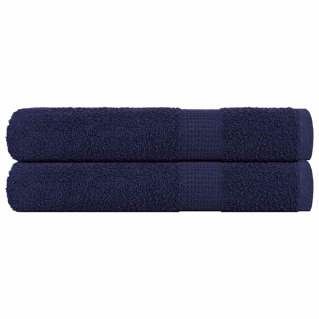 Sauna Towels "FROGN" 2 pcs Navy Blue 80x200 cm 360 gsm