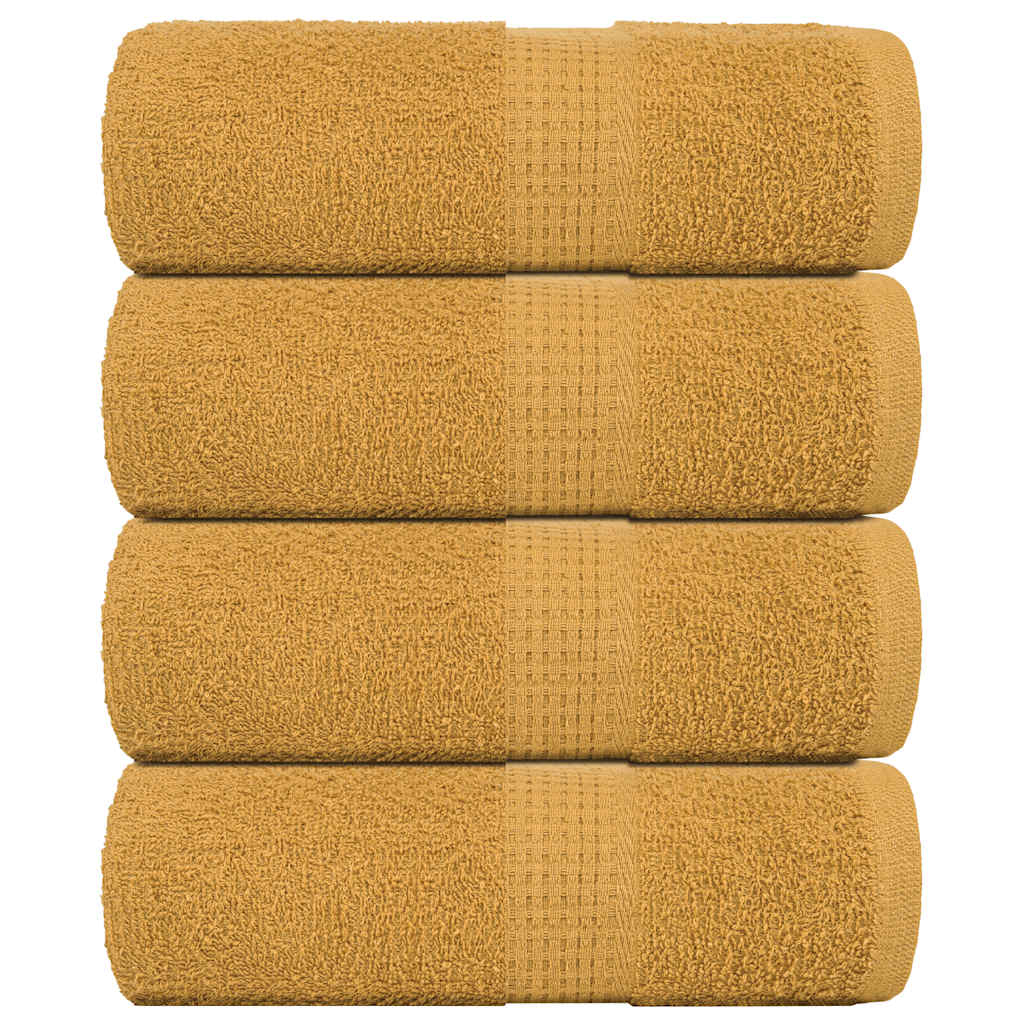 Guest Towels "FROGN" 4 pcs Gold 30x50 cm 360 gsm