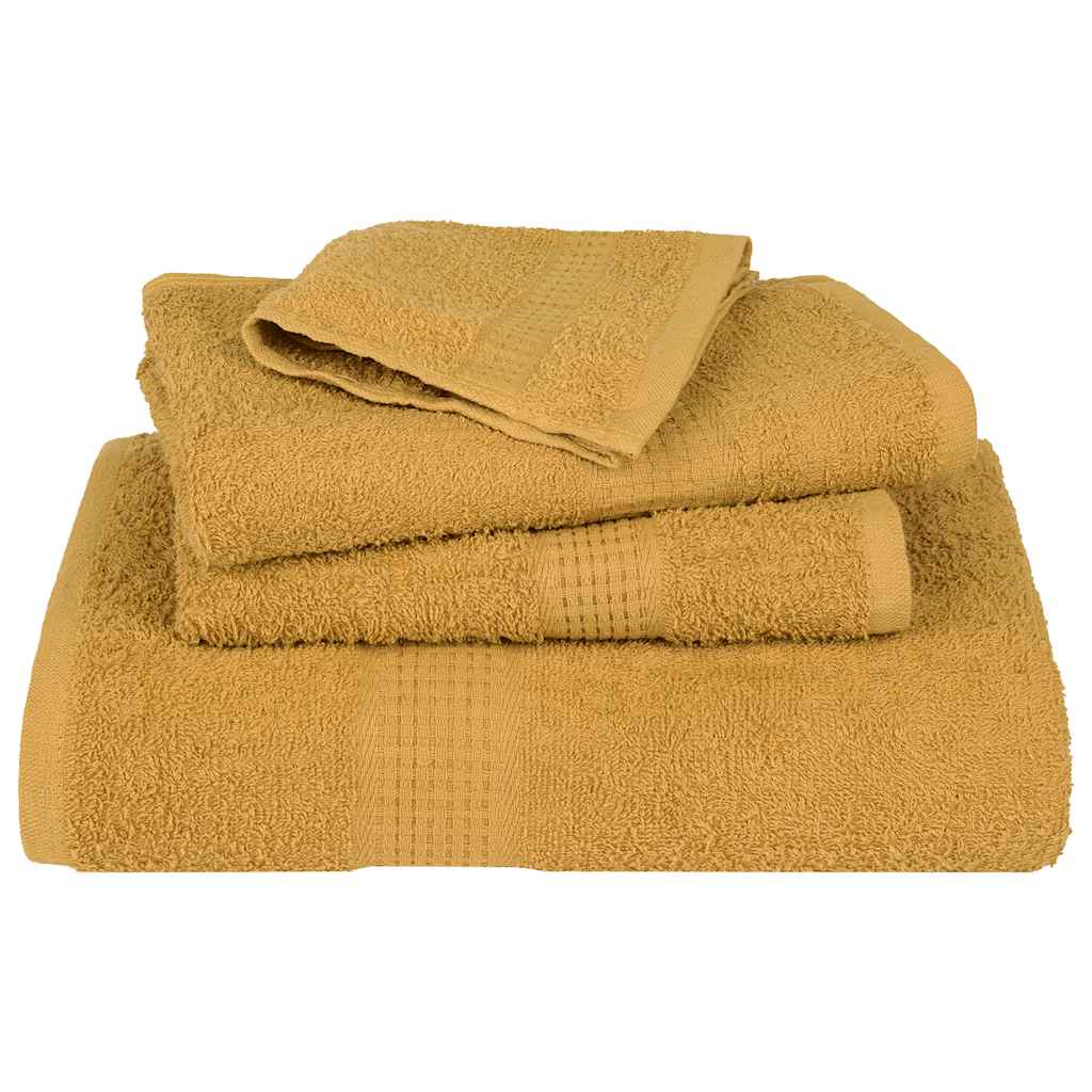 Shower Towels "FROGN" 10 pcs Gold 70x140 cm 360 gsm