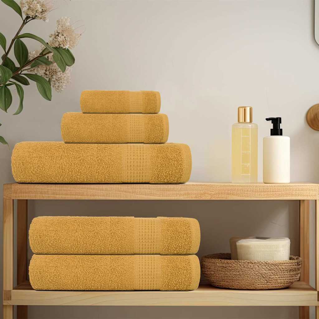Sauna Towels "FROGN" 10 pcs Gold 80x200 cm 360 gsm