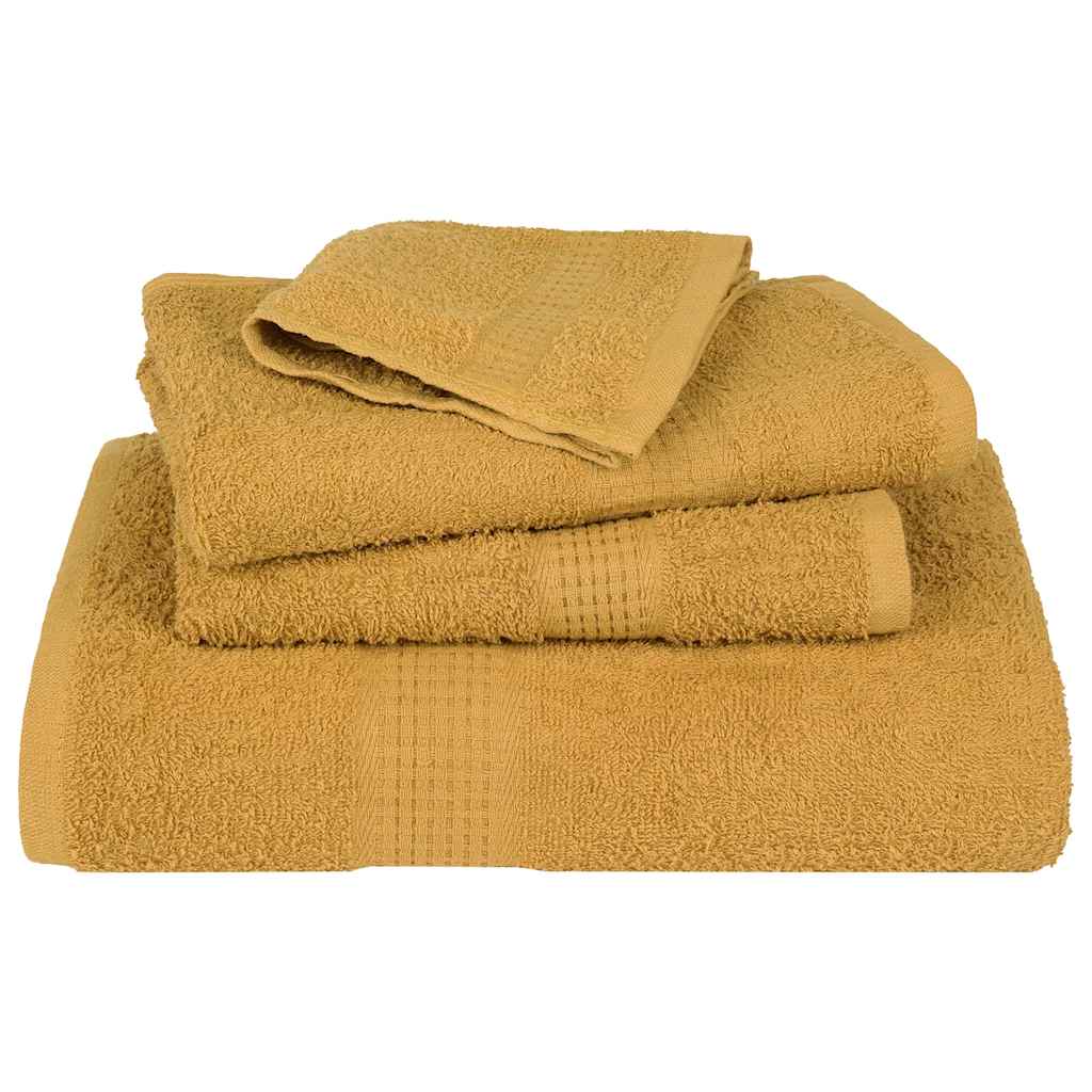Sauna Towels "FROGN" 10 pcs Gold 80x200 cm 360 gsm