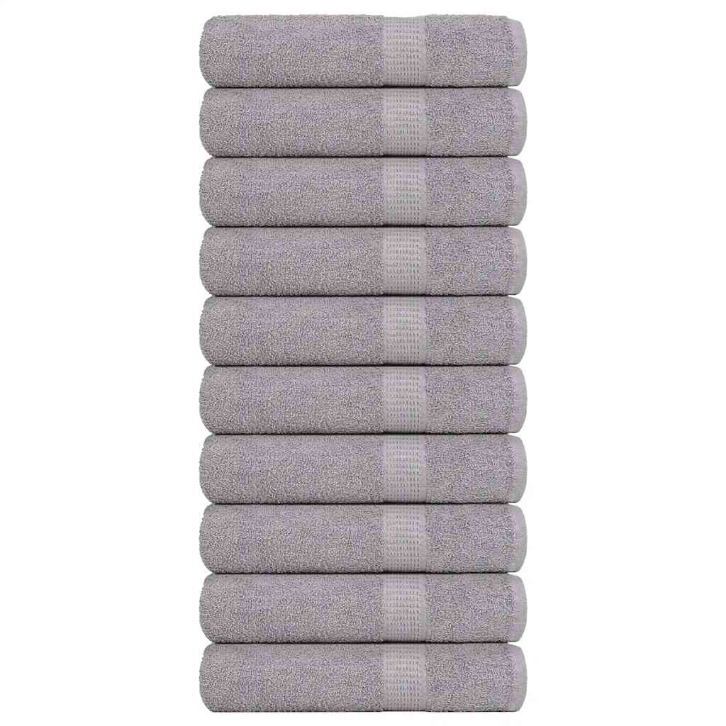 Hand Towels "FROGN" 10 pcs Grey 50x100 cm 360 gsm