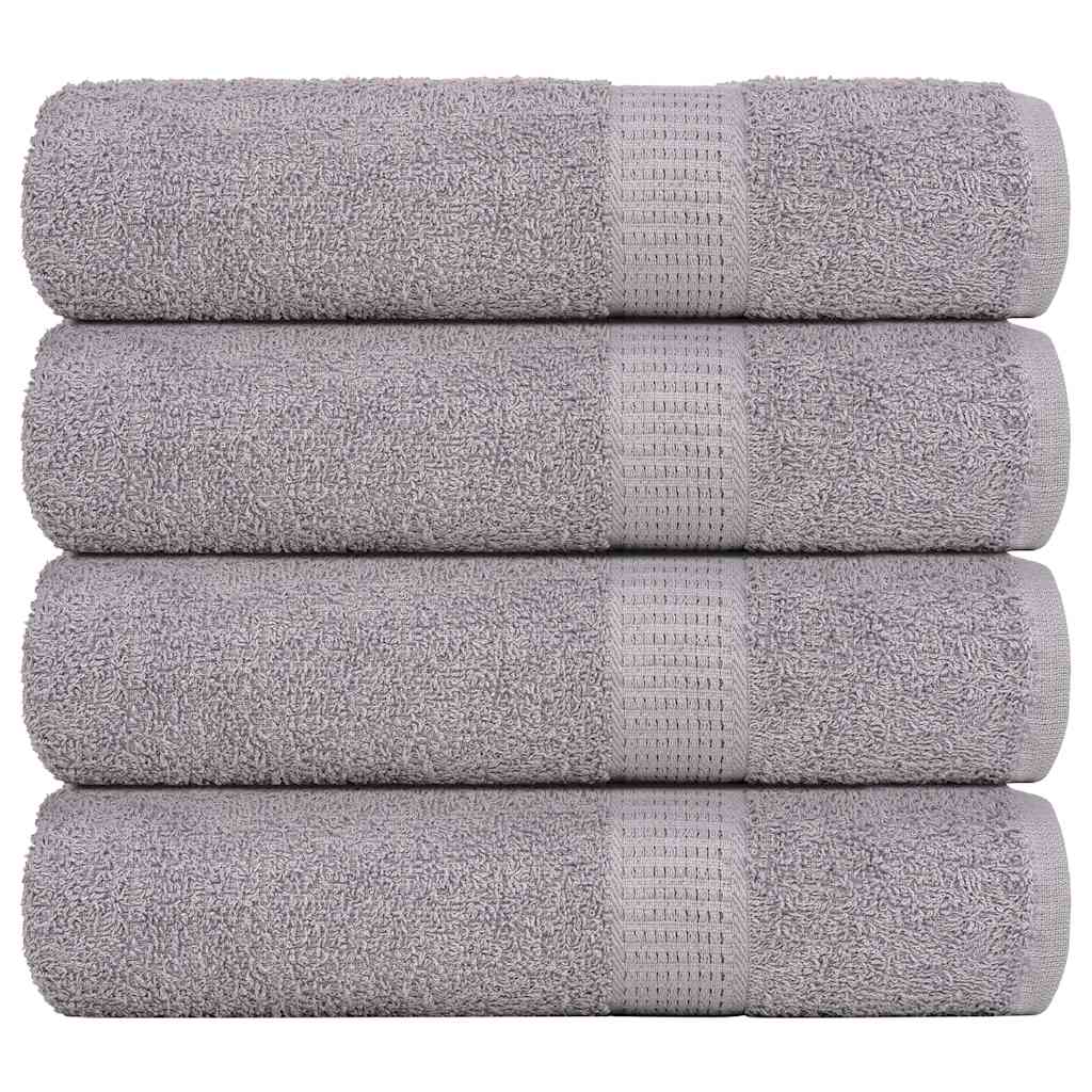 Shower Towels "FROGN" 4 pcs Grey 70x140 cm 360 gsm