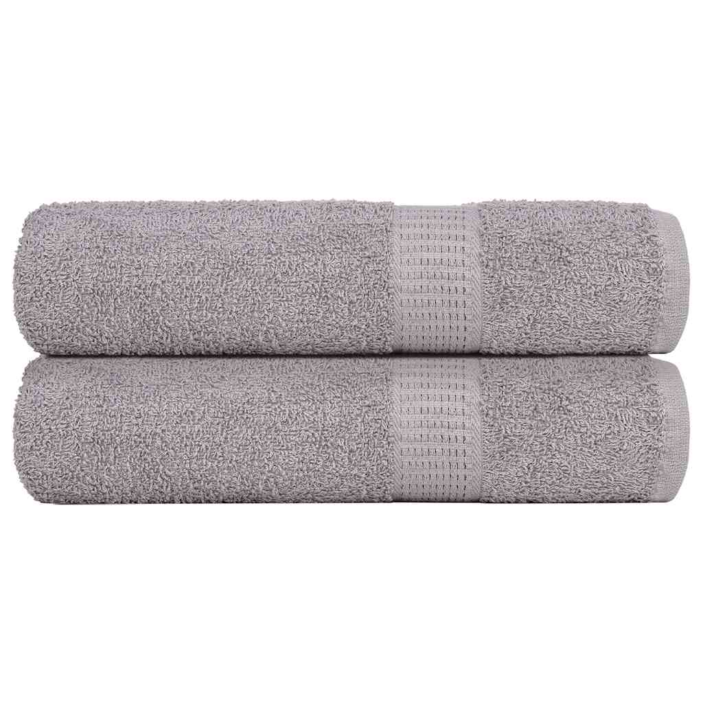 Bath Towels "FROGN" 2 pcs Grey 100x150 cm 360 gsm