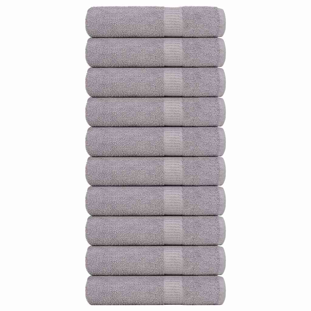 Bath Towels "FROGN" 10 pcs Grey 100x150 cm 360 gsm