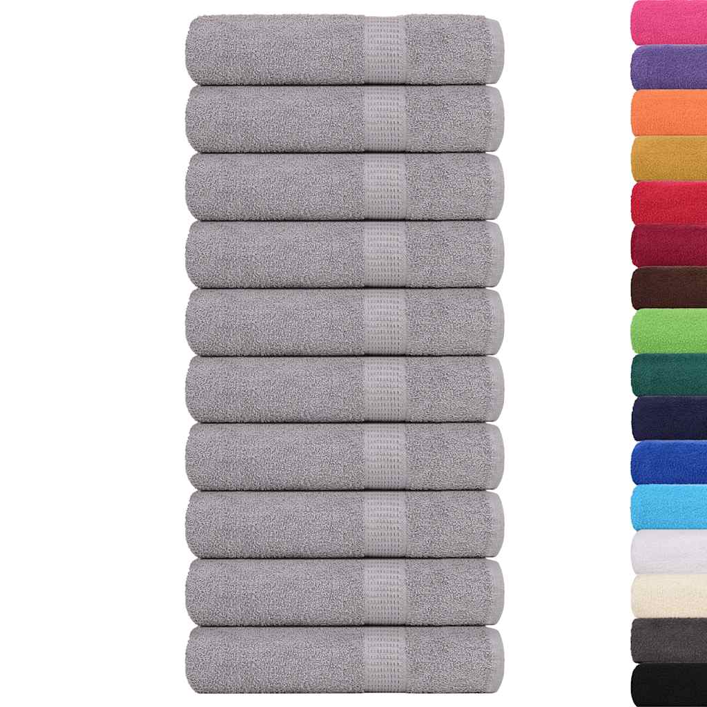 Bath Towels "FROGN" 10 pcs Grey 100x150 cm 360 gsm