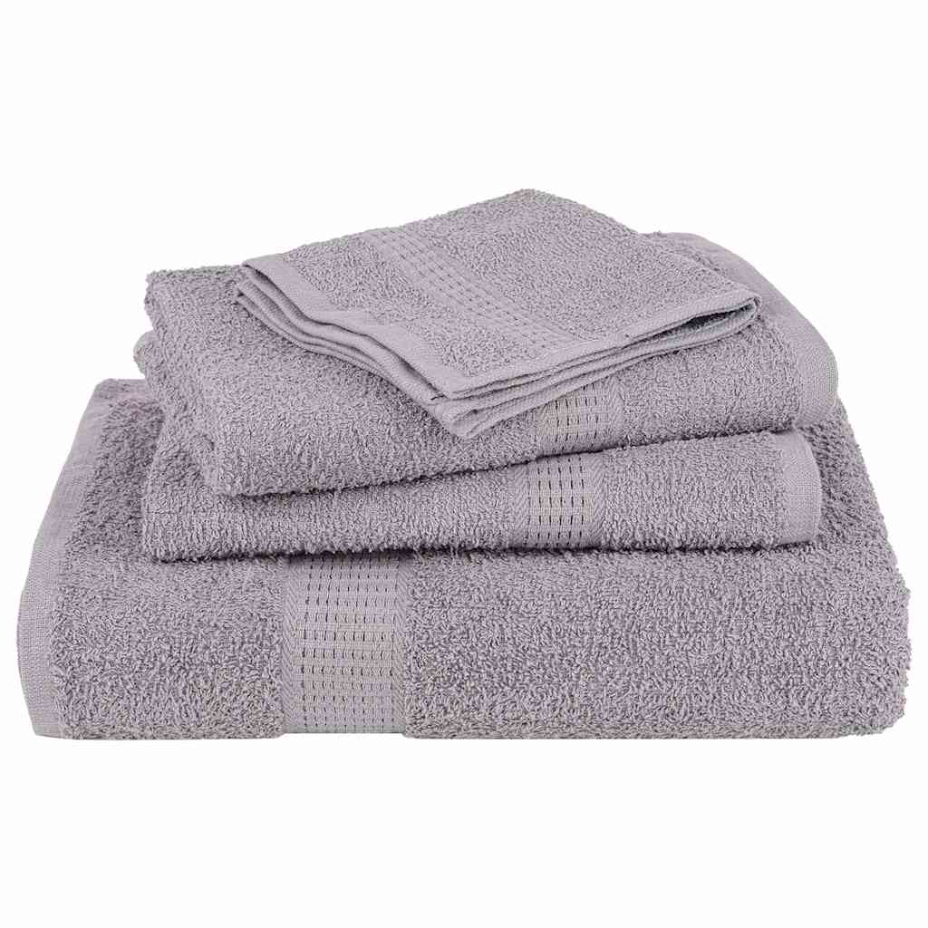 Bath Towels "FROGN" 10 pcs Grey 100x150 cm 360 gsm