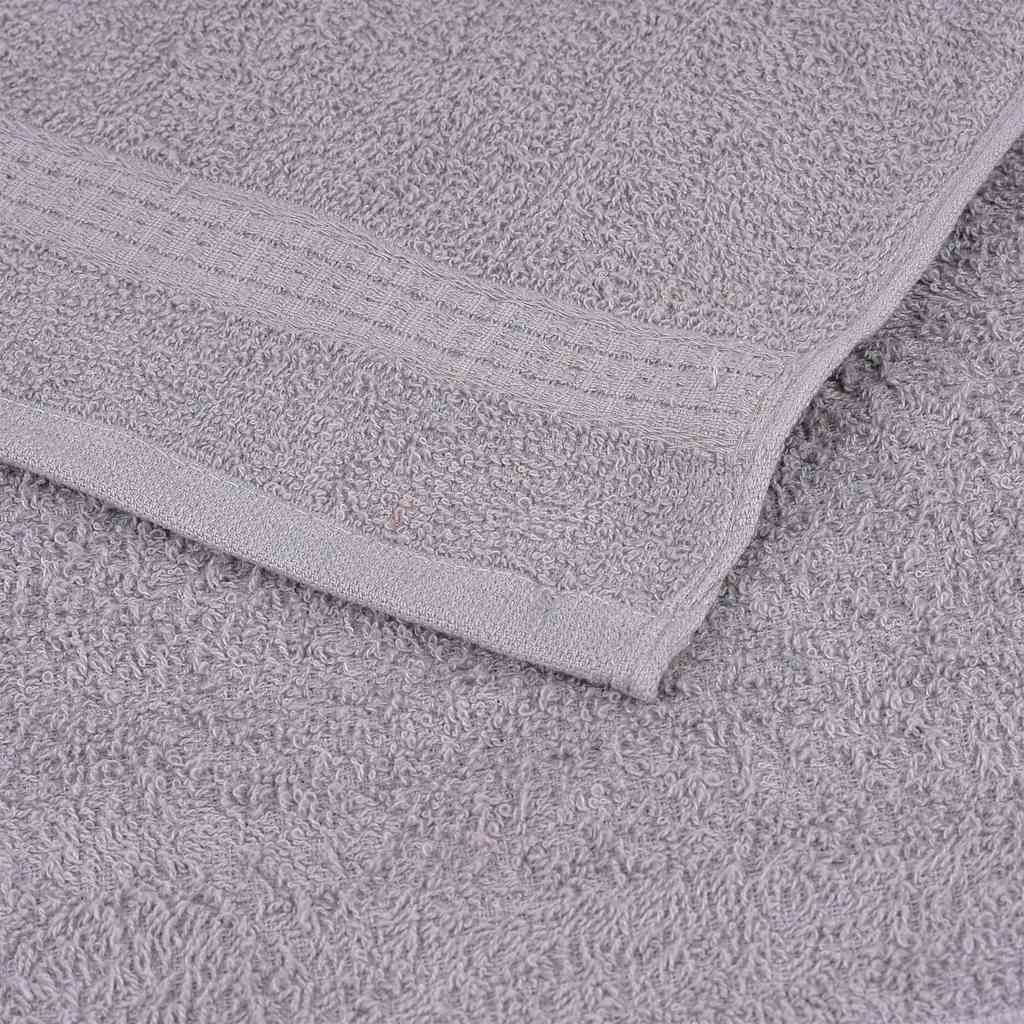 Sauna Towels "FROGN" 4 pcs Grey 80x200 cm 360 gsm