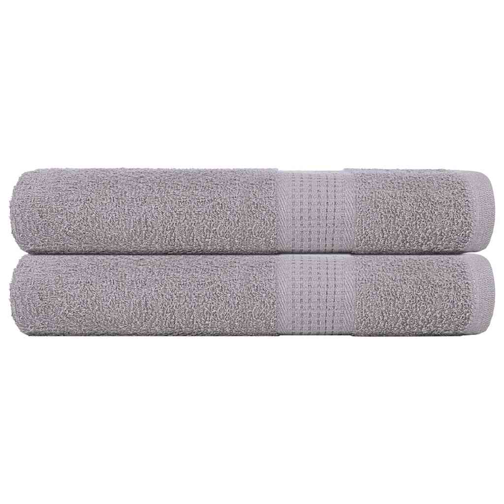Towels "FROGN" 2 pcs Grey 100x200 cm 360 gsm
